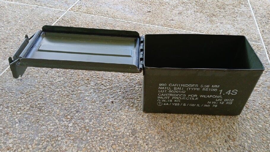 5.56mm cartridges.